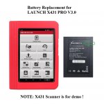 Battery Replacement for LAUNCH X431 PRO V3.0 Scanner